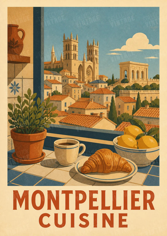 affiche montpellier deco murale cuisine