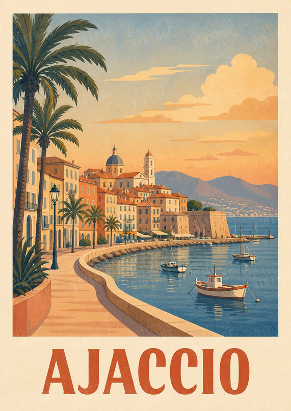 affiche ajaccio automne