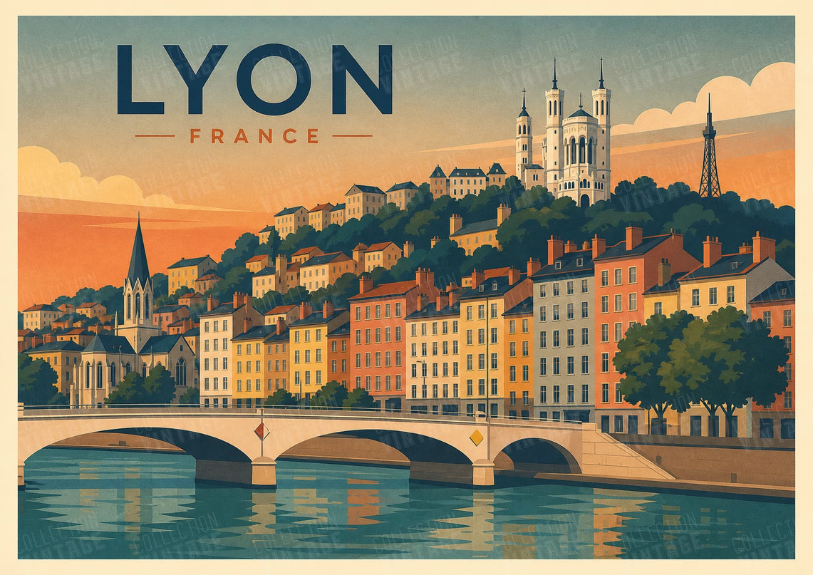 affiche de lyon pour deco chambre