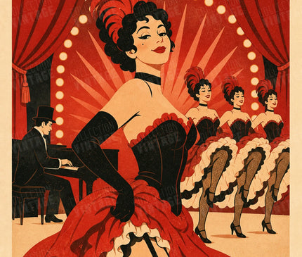 poster music hall montmartre