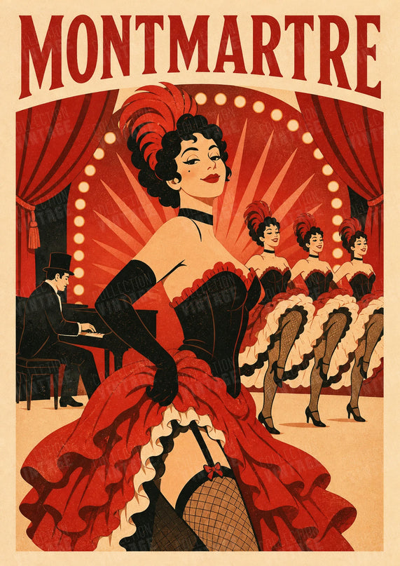 poster music hall montmartre