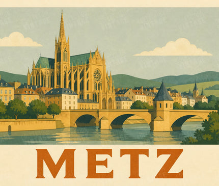 affiche metz collection murale
