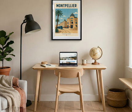 affiche montpellier poster photographique