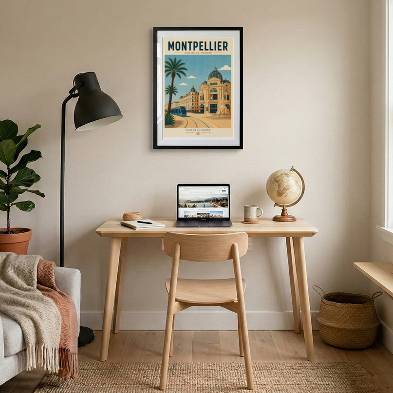 affiche montpellier poster photographique