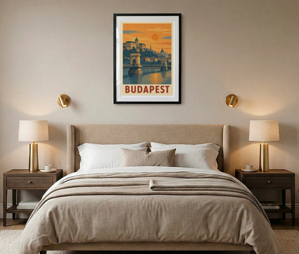 Affiche Vintage Budapest