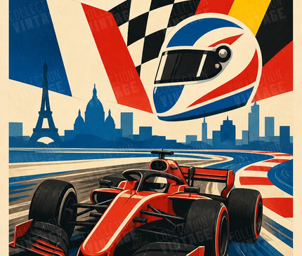 affiche grand prix f1 poster mural haute qualité