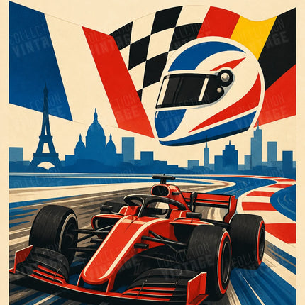 affiche grand prix f1 poster mural haute qualité