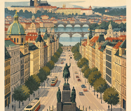 affiche place venceslas prague