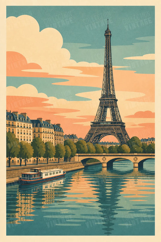 Affiche Paris Tour Eiffel