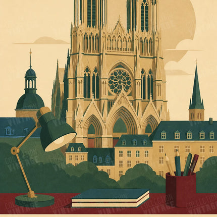 affiche reims décoration bureau