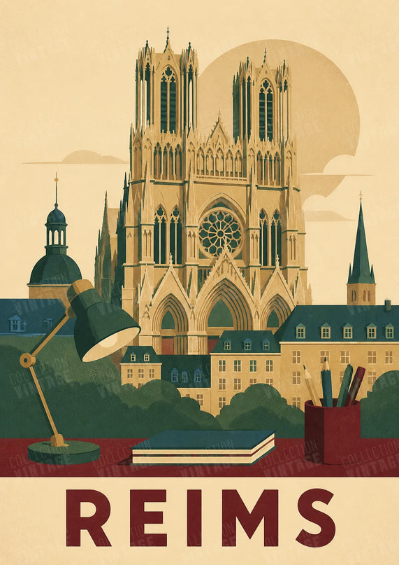 affiche reims décoration bureau