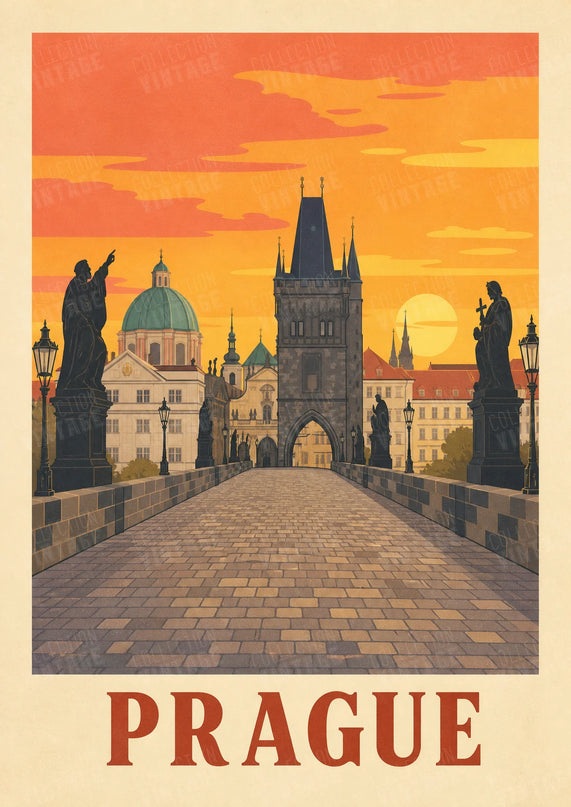 affiche pont charles prague