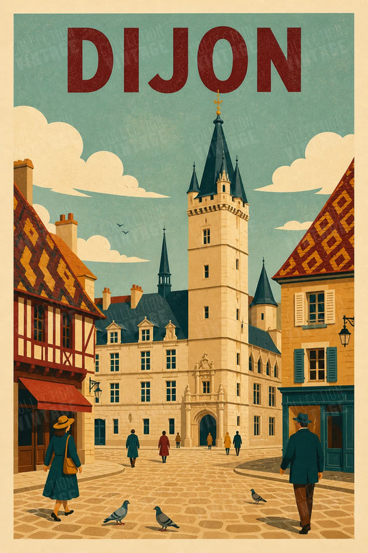 affiche dijon deco appartement moderne