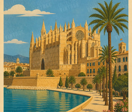 affiche cathédrale la seu majorque