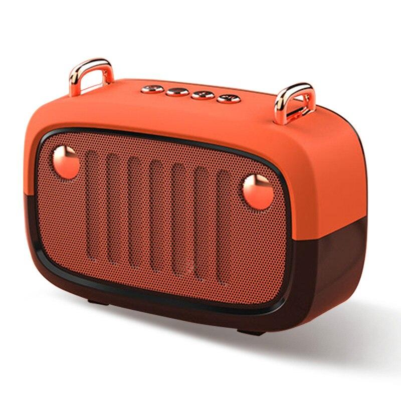 Enceinte Audio Vintage Orange