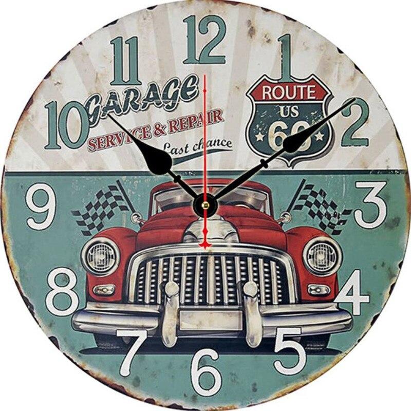 Horloge Murale American Vintage Garage