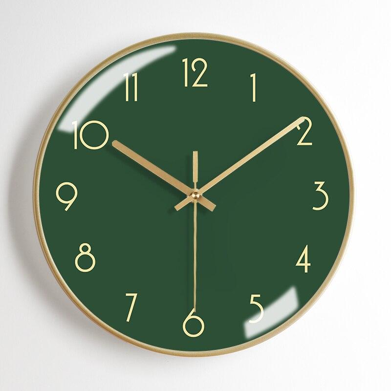 Horloge Murale Vintage Années 70 Vert