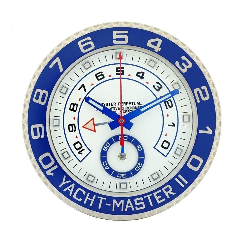 Horloge Murale Vintage Yacht Bleu