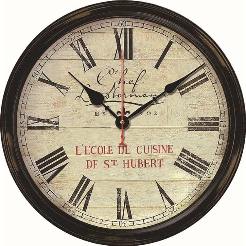 Horloge Vintage Murale Chef Cuisine