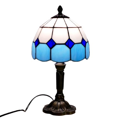Lampe Vintage Art Déco Bleus