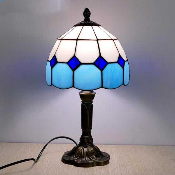 Lampe Vintage Art Déco Bleus