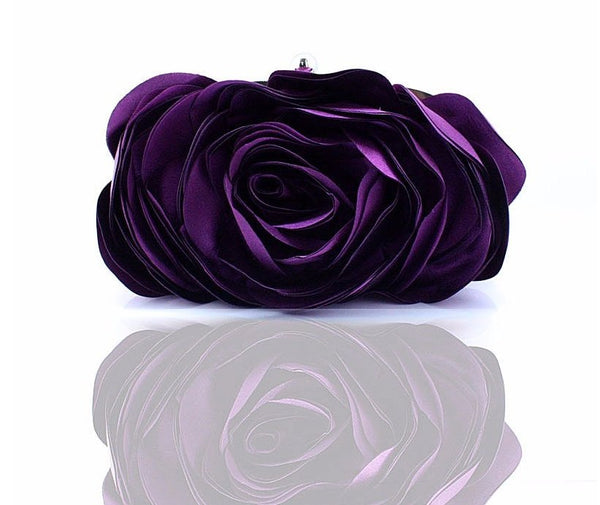 Petit Sac Vintage Fleur Violet