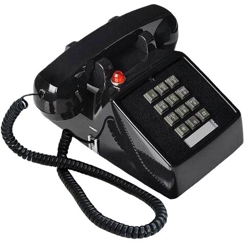 Téléphone Filaire Vintage Noir