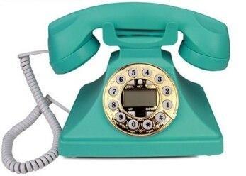 Téléphone Fixe Vintage Compatible Box Vert