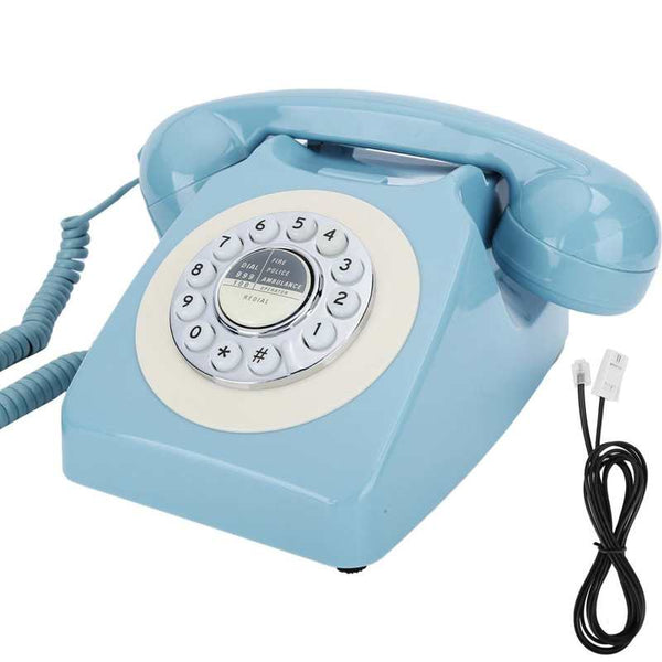 Téléphone Vintage Compatible Box Bleu